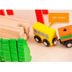 Set trenulet Wooden Train 37 piese Set trenulet Wooden Train 37 piese